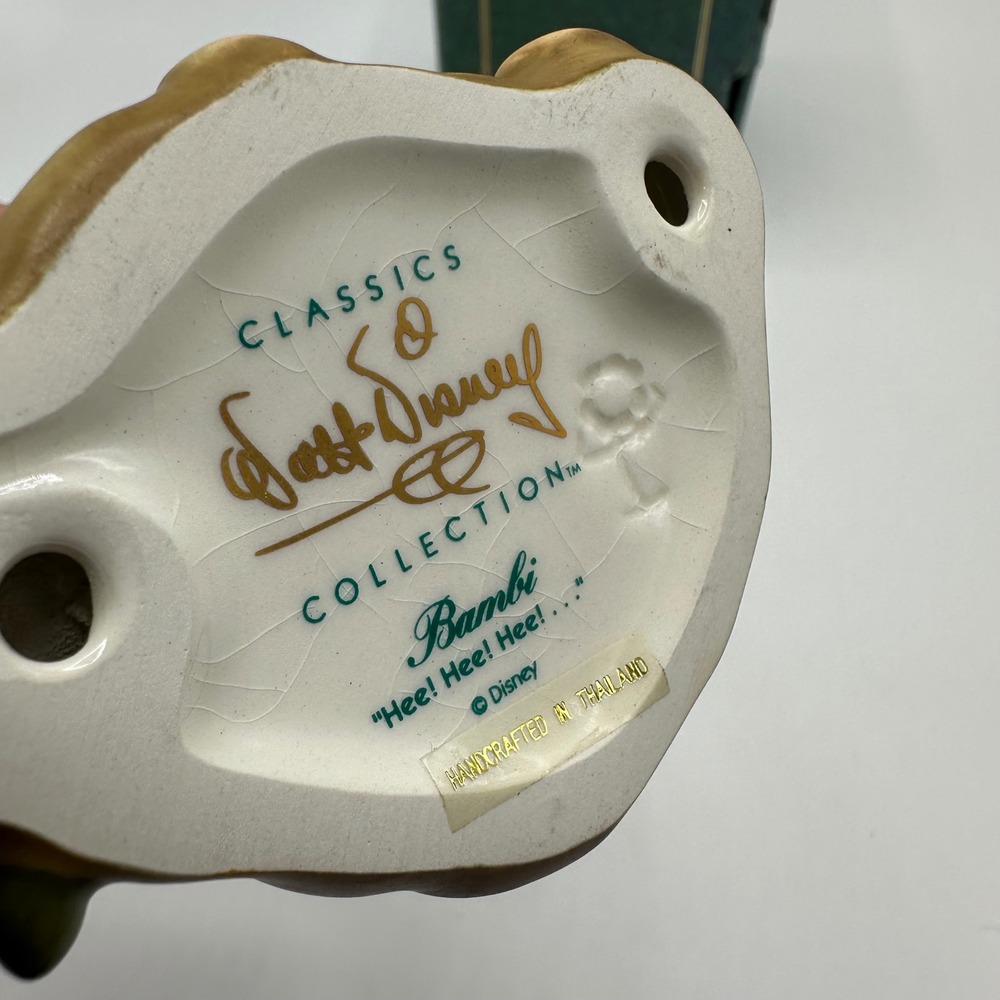 Walt Disney Classics Collection WDCC Bambi Thumper Figurine Hee Hee Hee Box COA - Picture 7 of 8